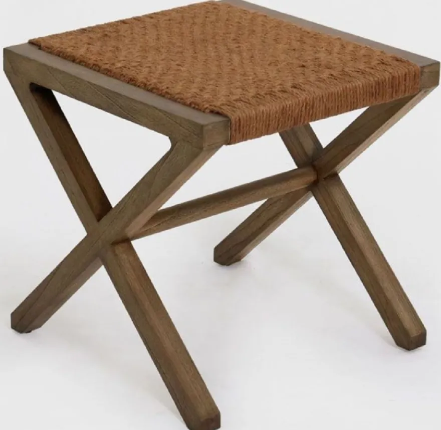 Casa Padrino Luxus Beistelltisch Braun 50 x 50 x H. 50 cm - Massivholz Tisch - Wohnzimmer Möbel - Luxus Qualität