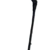Casa Padrino Luxus Beistelltisch Schwarz 30 x 39,5 x H. 41,5 cm - Moderner Tisch mit Achat Edelstein Tischplatte und Metall Tischbein im Entenfuß Design - Luxus Wohnzimmer Möbel