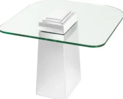 Casa Padrino Luxus Beistelltisch Silber 65 x 65 x H. 51 cm - Luxus Qualität