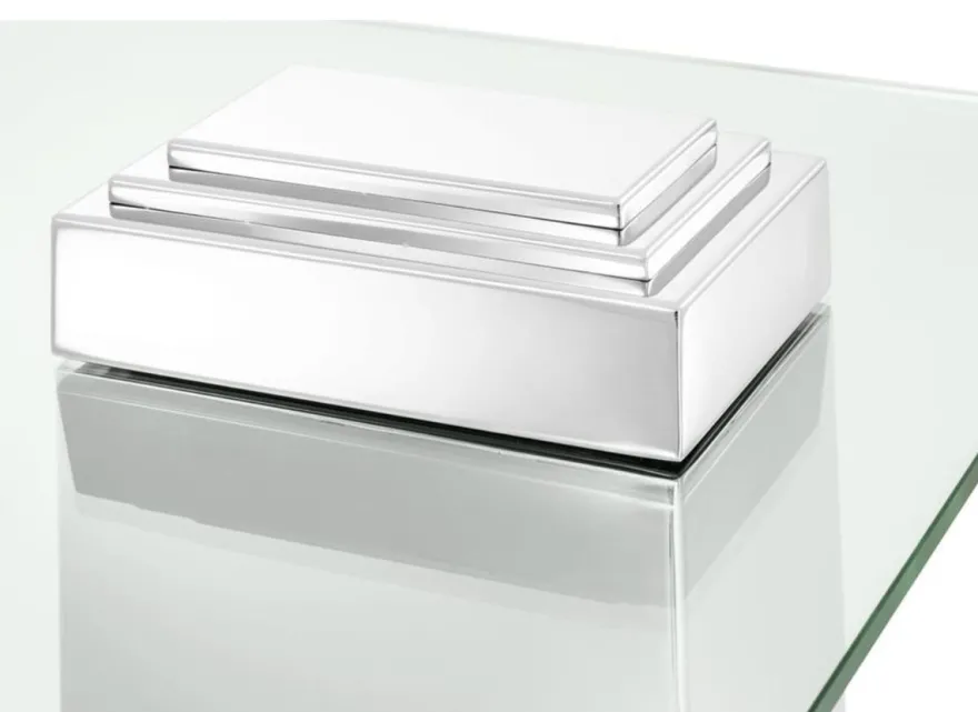 Casa Padrino Luxus Beistelltisch Silber 65 x 65 x H. 51 cm - Luxus Qualität