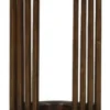 Casa Padrino Luxus Beistelltisch Braun / Dunkelbraun 37 x 34 x H. 73 cm - Ausziehbarer Mahagoni Tisch