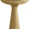 Casa Padrino Luxus Beistelltisch Messing / Schwarz Ø 50 x H. 60 cm - Runder Edelstahl Tisch mit Glasplatte - Wohnzimmer Möbel