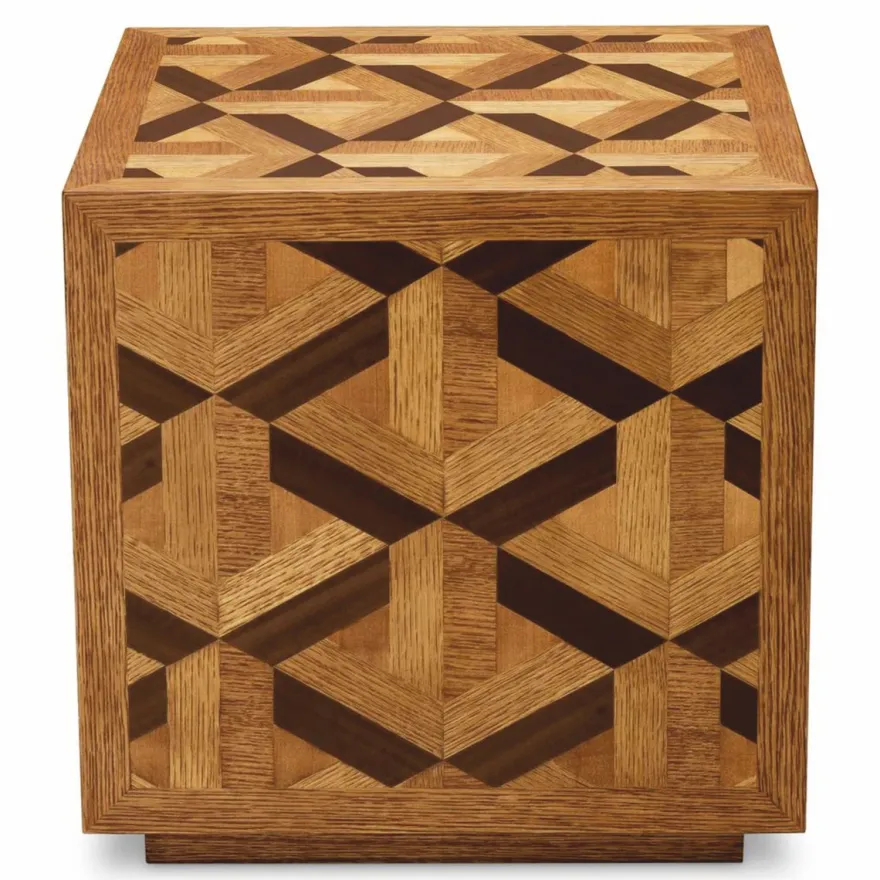 Casa Padrino Luxus Beistelltisch Braun 50 cm - Wohnzimmer & Hotel Möbel
