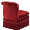 Casa Padrino Luxus Belle Epoche Sessel Jugendstil Art Deco Bordeaux Rot 54 x 76 x 74 cm