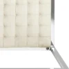 Casa Padrino Luxus Bettgestell mit Kopfteil naturfarbig 190 x 220 x H. 220 cm - Designermöbel