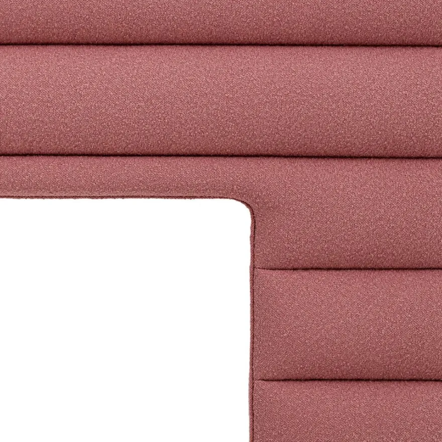 Casa Padrino Luxus Bett-Kopfteil Rosa 232 x 11,5 x H. 219,5 cm - Schlafzimmer Möbel - Hotel Möbel - Luxus Möbel - Schlafzimmer Einrichtung - Hotel Einrichtung - Luxus Einrichtung