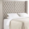 Casa Padrino Luxus Bett-Kopfteil 200 x H. 180 cm - Designer Schlafzimmermöbel