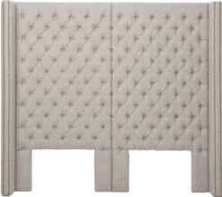 Casa Padrino Luxus Bett-Kopfteil 200 x H. 180 cm - Designer Schlafzimmermöbel