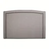 Casa Padrino Luxus Bett-Kopfteil Steingrau 200 x H. 140 cm - Luxus Hotel & Schlafzimmer Möbel
