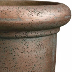 Casa Padrino Luxus Blumentopf Bronze Ø 60 x H. 60 cm - Luxus Garten Deko