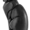 Casa Padrino Luxus Bronzefigur Katze 17,5 x 21 x H. 46 cm - Art Deco Figur