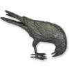 Casa Padrino Luxus Bronze Skulptur Vogel Rabe Schwarz 45,5 cm - Deko Figur