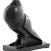 Casa Padrino Luxus Bronze Taube Skulptur auf Sockel - Figur Vogel - Edel & Prunkvoll