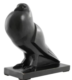 Casa Padrino Luxus Bronze Taube Skulptur auf Sockel - Figur Vogel - Edel & Prunkvoll