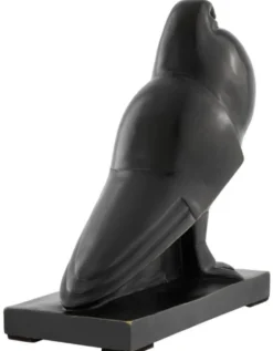 Casa Padrino Luxus Bronze Taube Skulptur auf Sockel - Figur Vogel - Edel & Prunkvoll