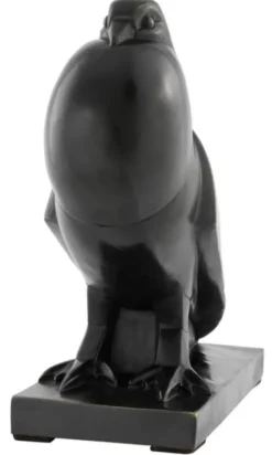 Casa Padrino Luxus Bronze Taube Skulptur auf Sockel - Figur Vogel - Edel & Prunkvoll