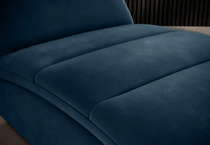 Casa Padrino Luxus Chaiselongue mit Kopfkissen Blau 85 x 170 x H. 92 cm - Wohnzimmer Liegesessel - Relexliege - Recamiere - Wohnzimmer Möbel - Luxus Möbel