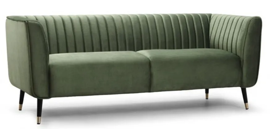 Casa Padrino Luxus Chesterfield Sofa Kenedy 250 x 100 x H. 120 cm - Elegantes Wohnzimmer Sofa mit Echtleder - Chesterfield Wohnzimmer Möbel