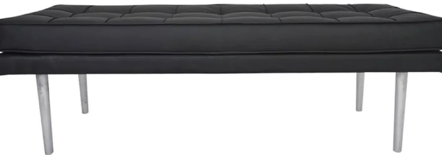 Casa Padrino Luxus Chesterfield Sitzbank 110 x 45 x H. 48 cm - Verschiedene Farben - Luxus Wohnzimmermöbel