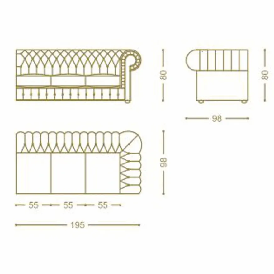 Casa Padrino Luxus Chesterfield Leder Ecksofa Dunkelbraun 293 cm - Chesterfield Möbel