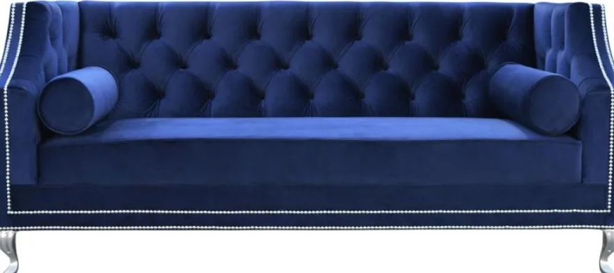 Casa Padrino Luxus Chesterfield Samt Sofa mit Kissen 172 x 84 x H. 76,5 cm - Verschiedene Farben - Chesterfield Wohnzimmer Möbel