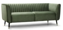 Casa Padrino Luxus Chesterfield 2er Sofa Kenedy 170 x 100 x H. 120 cm - Elegantes Wohnzimmer 2er Sofa mit Echtleder - Chesterfield Wohnzimmer Möbel