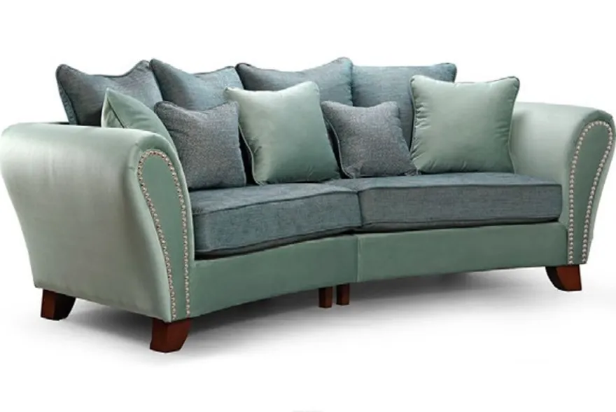Casa Padrino Luxus Chesterfield Sofa Jannet Fluted 90 x 87 x H. 82 cm - Elegantes Wohnzimmer Sofa mit Echtleder - Chesterfield Wohnzimmer Möbel