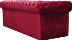 Casa Padrino Luxus Chesterfield Samt Sofa 235 x 93 x H. 84 cm - Verschiedene Farben - Chesterfield Möbel