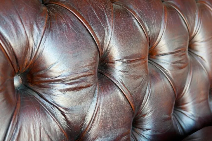 Casa Padrino Luxus Chesterfield Leder Sofa 240 x 100 x H. 80 cm - Verschiedene Farben - Echtleder Wohnzimmer Sofa - Chesterfield Wohnzimmer Möbel