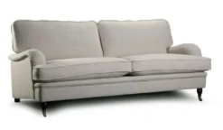 Casa Padrino Luxus Chesterfield 2er Sofa Fox 170 x 98 x H. 92 cm - Elegantes Wohnzimmer 2er Sofa mit Echtleder - Chesterfield Wohnzimmer Möbel