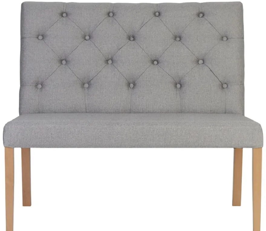 Casa Padrino Luxus Chesterfield Sitzbank mit Rückenlehne 107 x 66 x H. 96 cm - Verschiedene Farben - Chesterfield Möbel