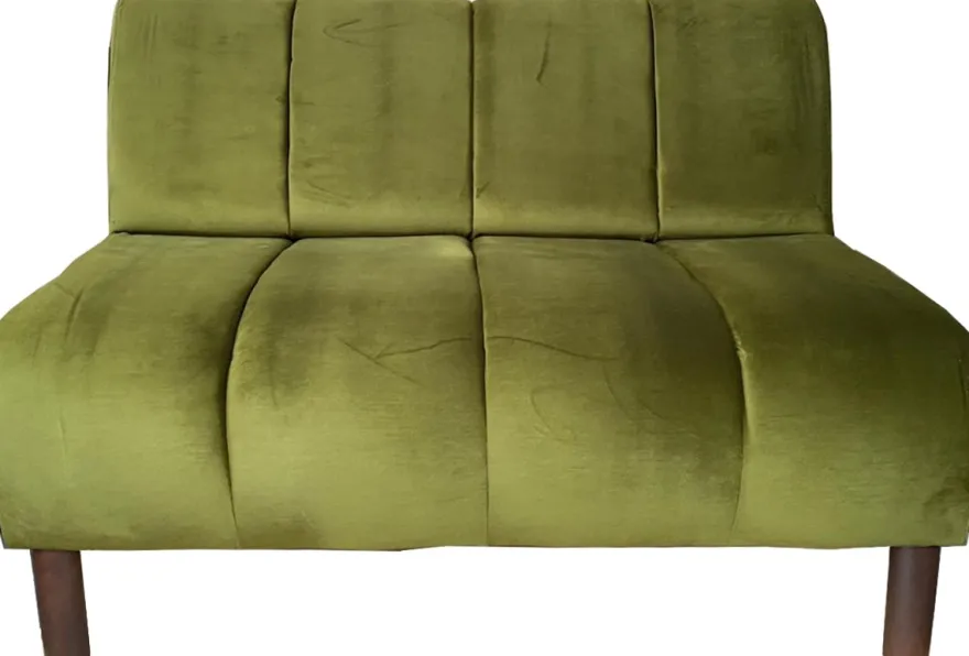Casa Padrino Luxus Couch Old Green 121 x 75 x H. 87 cm - Wohnzimmer Sofa mit edlem Samtstoff