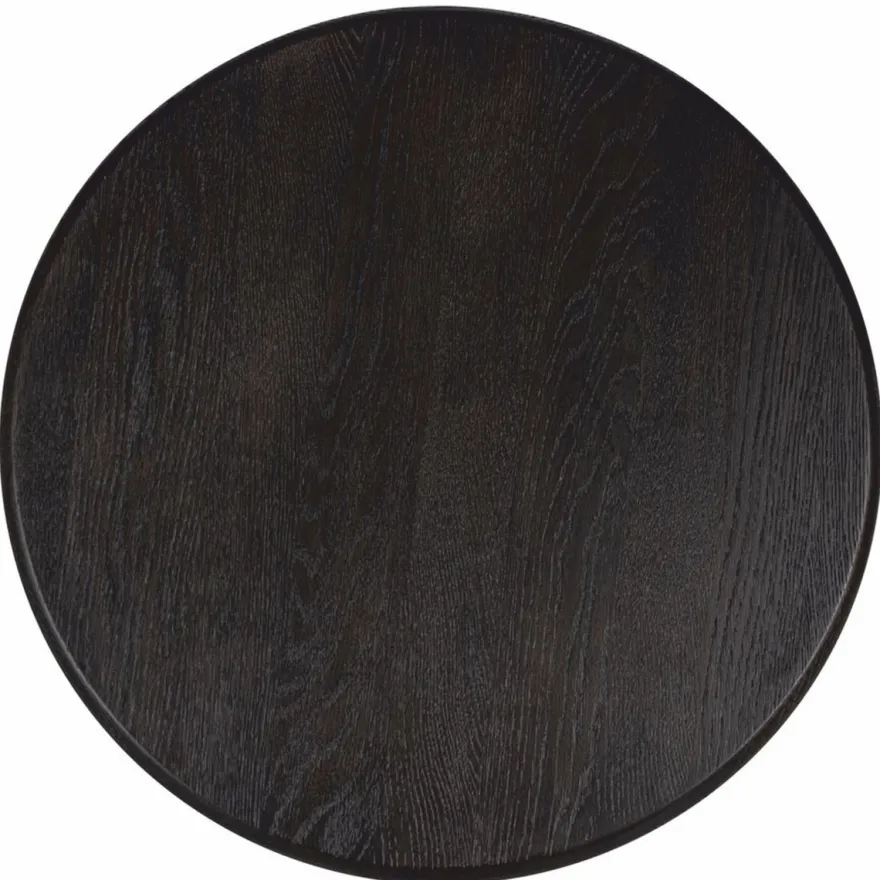 Casa Padrino Luxus Couchtisch Schwarz / Bronze 80 cm - Luxus Wohnzimmer Möbel