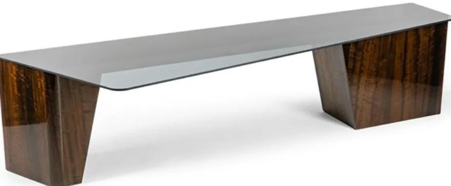 Casa Padrino Luxus Couchtisch Set Braun - 2 Rechteckige Wohnzimmertische - Luxus Wohnzimmer Möbel