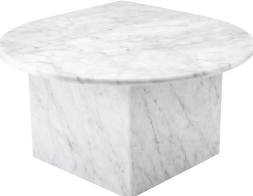 Casa Padrino Luxus Couchtisch Set Weiß - 3 Wohnzimmertische aus hochwertigem Carrara Marmor - Luxus Möbel