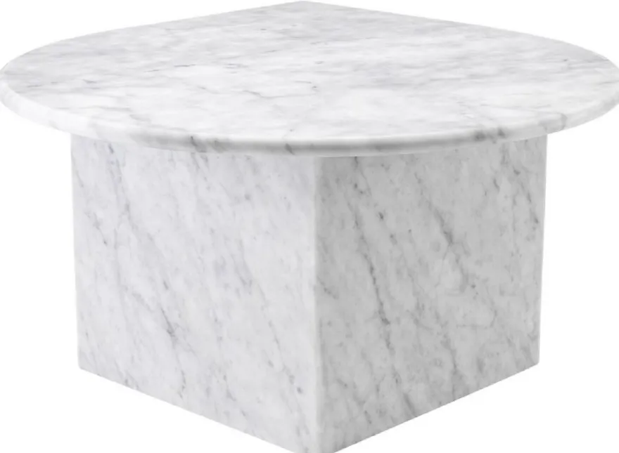 Casa Padrino Luxus Couchtisch Set Weiß - 3 Wohnzimmertische aus hochwertigem Carrara Marmor - Luxus Möbel