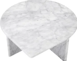 Casa Padrino Luxus Couchtisch Set Weiß - 3 Wohnzimmertische aus hochwertigem Carrara Marmor - Luxus Möbel