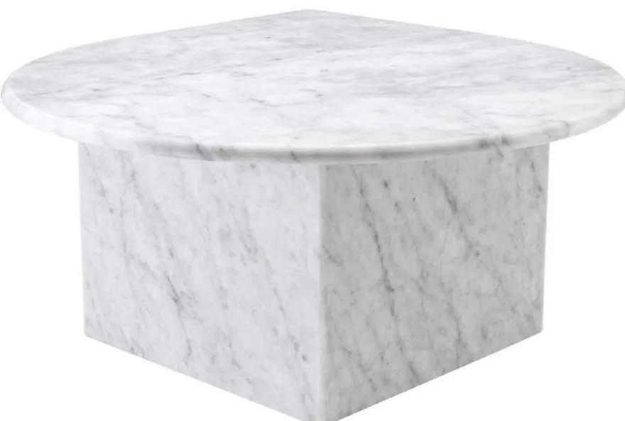 Casa Padrino Luxus Couchtisch Set Weiß - 3 Wohnzimmertische aus hochwertigem Carrara Marmor - Luxus Möbel