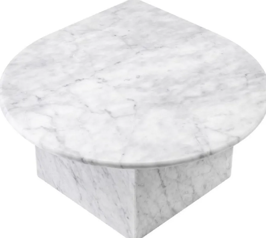 Casa Padrino Luxus Couchtisch Set Weiß - 3 Wohnzimmertische aus hochwertigem Carrara Marmor - Luxus Möbel