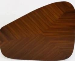 Casa Padrino Luxus Couchtisch Dunkelbraun 105 x 84 x H. 39 cm - Massivholz Wohnzimmertisch - Luxus Wohnzimmer Möbel