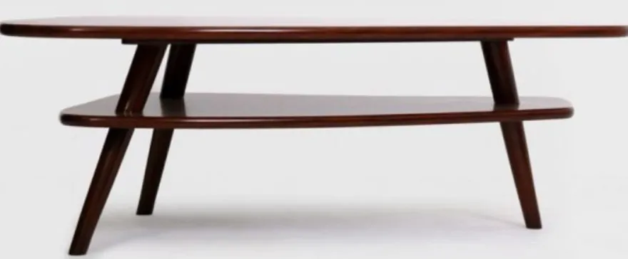Casa Padrino Luxus Couchtisch Dunkelbraun 105 x 84 x H. 39 cm - Massivholz Wohnzimmertisch - Luxus Wohnzimmer Möbel