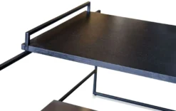 Casa Padrino Luxus Couchtisch Schwarz 100 x 100 x H. 39,5 cm - Designer Wohnzimmertisch