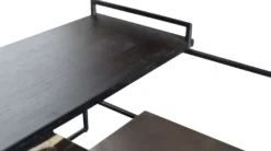 Casa Padrino Luxus Couchtisch Schwarz 60 x 60 x H. 36,5 cm - Designer Wohnzimmertisch