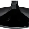 Casa Padrino Luxus Couchtisch in Schwarz und Messingfarben - Ø 90 x H. 41 cm - Runder Wohnzimmertisch im modernen Stil