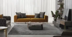 Casa Padrino Luxus Couchtisch Braun / Grau 130 x 80 x H. 32 cm - Rechteckiger Massivholz Wohnzimmertisch - Wohnzimmer Möbel - Luxus Möbel - Luxus Einrichtung