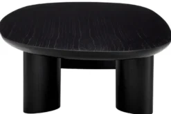 Casa Padrino Luxus Couchtisch Schwarz 168,5 x 86,5 x H. 35,5 cm - Ovaler Massivholz Wohnzimmertisch - Wohnzimmer Möbel - Luxus Möbel - Luxus Einrichtung