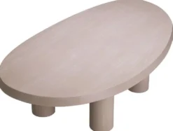 Casa Padrino Luxus Couchtisch Beige 149 x 78,5 x H. 35 cm - Massivholz Wohnzimmertisch - Wohnzimmer Möbel - Massivholz Möbel - Luxus Möbel - Luxus Einrichtung - Möbel Luxus - Luxus Qualität