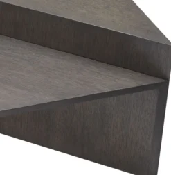 Casa Padrino Luxus Couchtisch Set Mokkafarben - 2 Eichenfurnier Wohnzimmertische - Wohnzimmer Möbel - Luxus Qualität