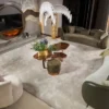 Casa Padrino Luxus Couchtisch Kupfer 175 x 120 x H. 55 cm - Wohnzimmertisch mit Glasplatten - Wohnzimmer Möbel - Hotel Möbel - Luxus Möbel - Luxus Kollektion