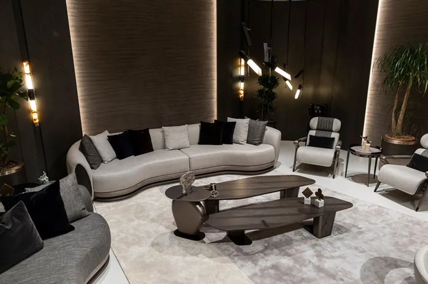 Casa Padrino Luxus Couchtisch 2er Set Dunkelbraun / Bronze - Luxus Wohnzimmertische - Wohnzimmer Möbel - Hotel Möbel - Luxus Möbel